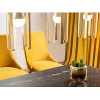Scaun Tapitat PIANO VELVET Genarom SN Negru / Bluvel 19